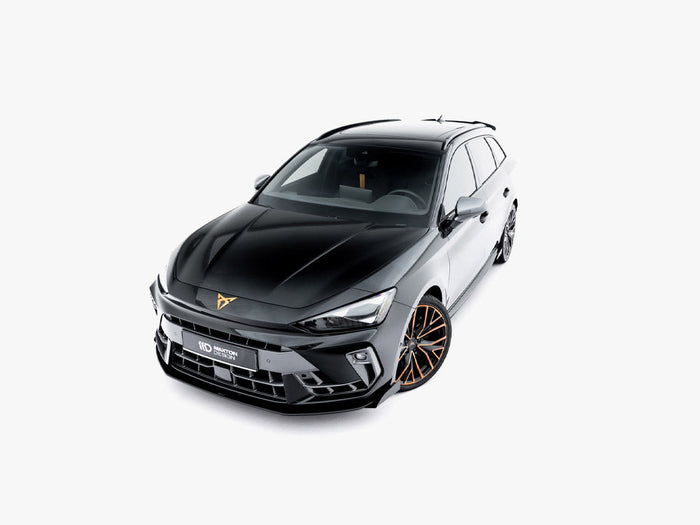 Maxton Design - Street PRO Front Splitter + Flaps Cupra Leon ST / Hatchback Mk1 Facelift