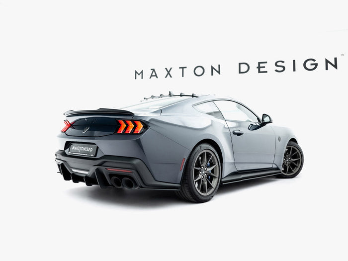 Maxton Design - Street PRO Rear Side Splitters Ford Mustang Dark Horse Mk7