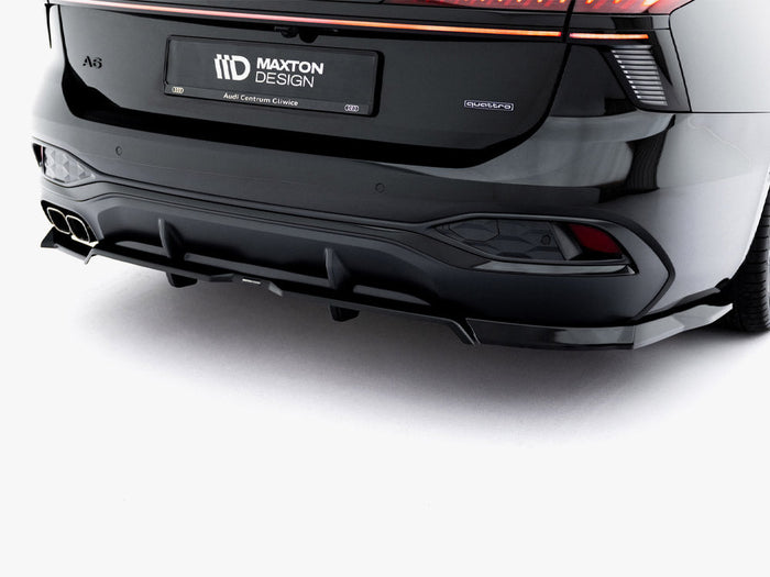 Maxton Design - Rear Splitter (Vertical Bars) V.1 Audi A6 S-Line C9