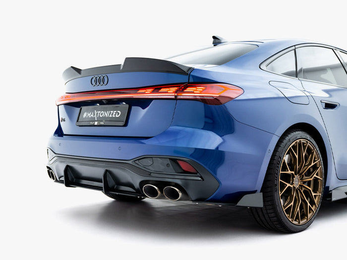 Maxton Design - Street PRO Rear Side Splitters + Flaps Audi S5 Sedan / Avant B10