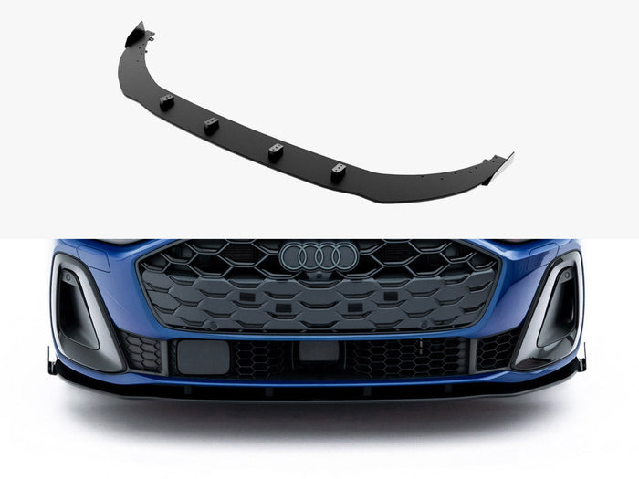Maxton Design - Street PRO Front Splitter + Flaps Audi A5 S-Line / S5 Sedan / Avant B10