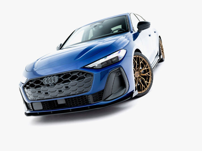 Maxton Design - Street PRO Front Splitter + Flaps Audi A5 S-Line / S5 Sedan / Avant B10