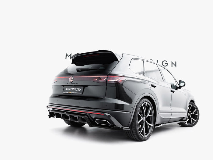Maxton Design - Rear Splitter (Vertical Bars) Volkswagen Touareg R-Line Mk3 Facelift