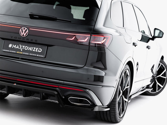 Maxton Design - Rear Splitter (Vertical Bars) Volkswagen Touareg R-Line Mk3 Facelift