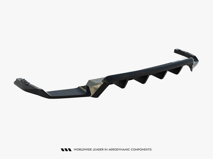Maxton Design - Rear Splitter (Vertical Bars) Volkswagen Touareg R-Line Mk3 Facelift