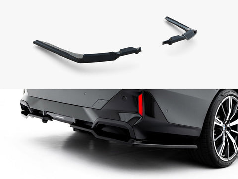 Maxton Design - Rear Splitter (Vertical Bars) V.2 BMW 5 / i5 M-Pack Sedan / Touring G60 / G61