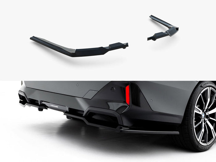 Maxton Design - Rear Splitter (Vertical Bars) V.2 BMW 5 / i5 M-Pack Sedan / Touring G60 / G61