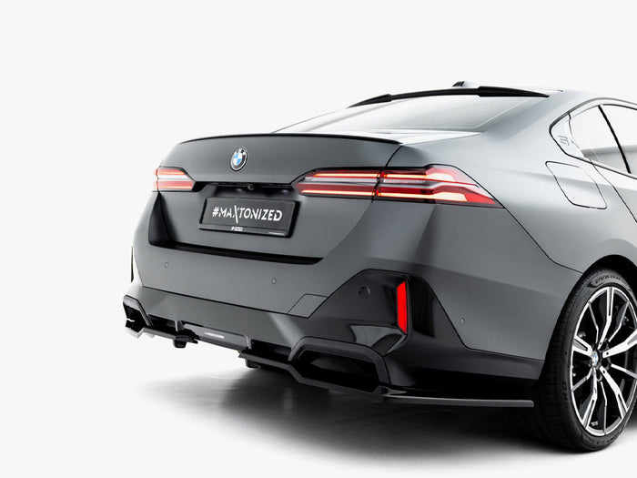 Maxton Design - Rear Splitter (Vertical Bars) V.2 BMW 5 / i5 M-Pack Sedan / Touring G60 / G61