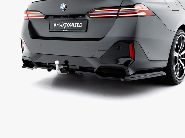 Maxton Design - Rear Splitter (Vertical Bars) V.1 BMW 5 / i5 M-Pack Sedan / Touring G60 / G61