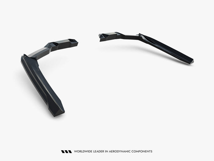 Maxton Design - Rear Splitter (Vertical Bars) V.1 BMW 5 / i5 M-Pack Sedan / Touring G60 / G61