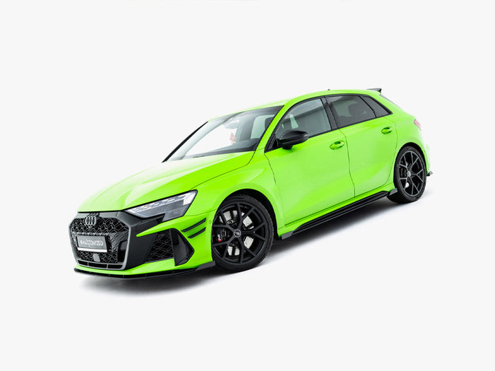 Maxton Design - Street PRO Side Skirt Diffusers + Flaps Audi RS3 Sportback 8Y Facelift