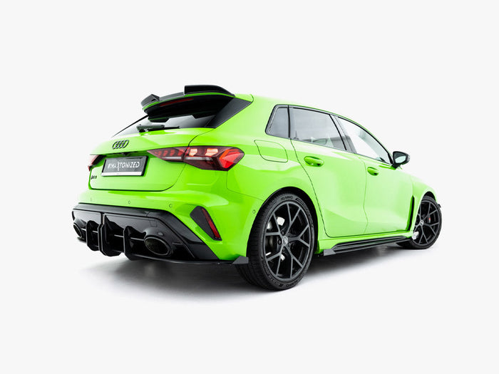 Maxton Design - Street PRO Rear Diffuser + Flaps Audi RS3 Sportback 8Y Facelift