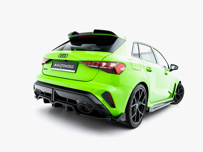 Maxton Design - Rear Splitter (Vertical Bars) V.3 Audi RS3 Sportback 8Y Facelift