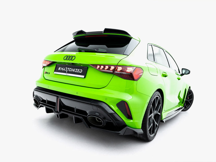 Maxton Design - Rear Splitter (Vertical Bars) V.1 Audi RS3 Sportback 8Y Facelift