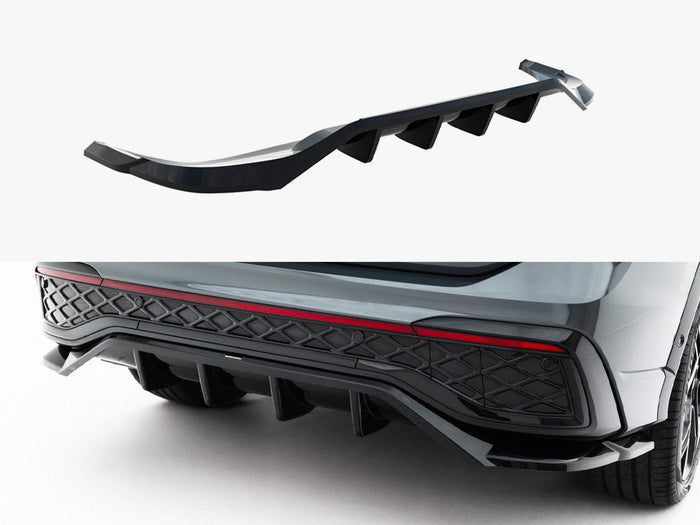 Maxton Design - Rear Splitter (Vertical Bars) Volkswagen Tiguan R-Line Mk3