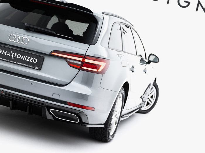 Maxton Design - Rear Side Splitters Audi A4 / A4 S-Line / S4 Sedan / Avant B9