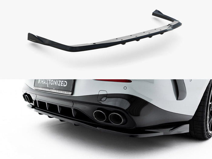 Maxton Design - Rear Splitter (Vertical Bars) Mercedes-AMG CLE 53 Aero C236