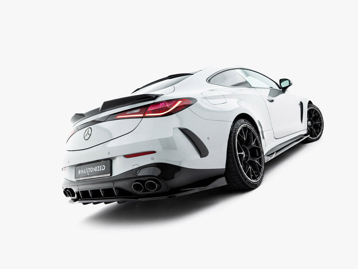 Maxton Design - Rear Splitter (Vertical Bars) Mercedes-AMG CLE 53 Aero C236