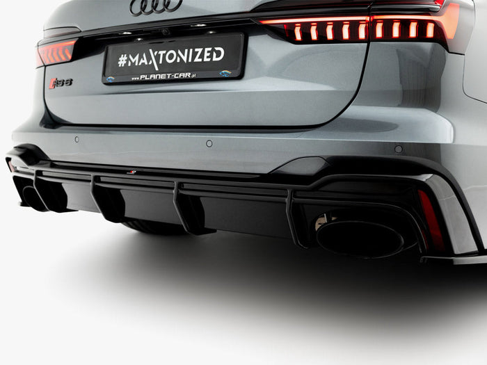 Maxton Design - Rear Valance Audi RS6 C8 / C8 Facelift (Version with towbar)
