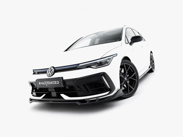 Maxton Design - Front Splitter V.1 Volkswagen Golf R Variant Mk8 Facelift