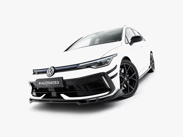 Maxton Design - Front Splitter V.1 Volkswagen Golf R Variant Mk8 Facelift