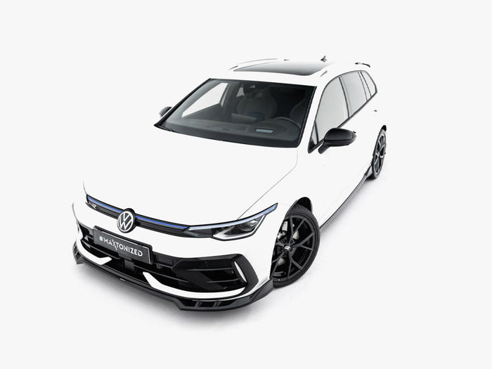 Maxton Design - Front Splitter V.1 Volkswagen Golf R Variant Mk8 Facelift