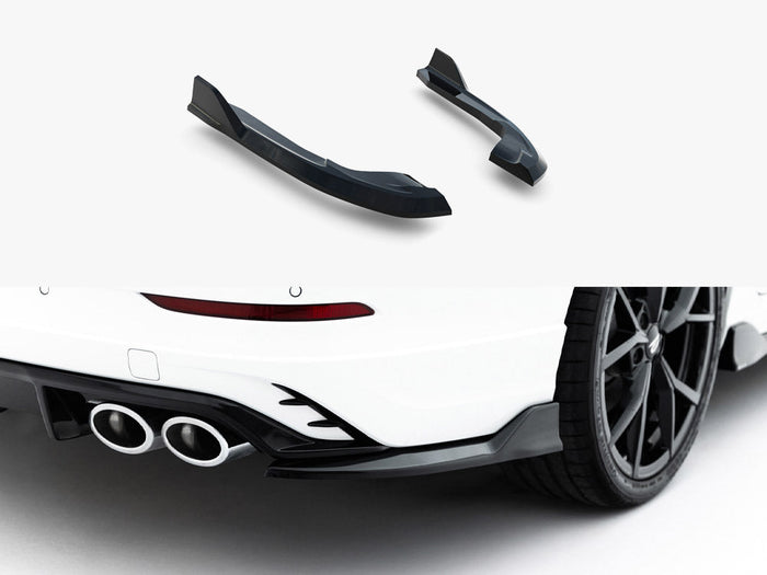 Maxton Design - Rear Side Splitters V.2 Volkswagen Golf R Variant Mk8 Facelift