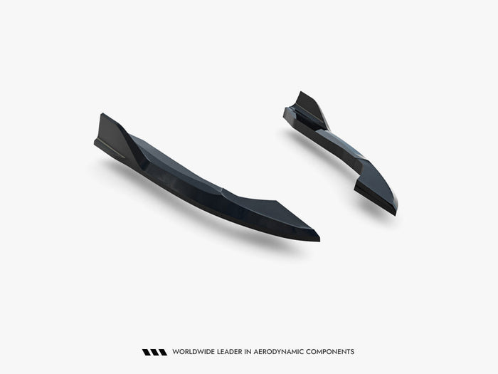 Maxton Design - Rear Side Splitters V.1 Volkswagen Golf R Variant Mk8 Facelift