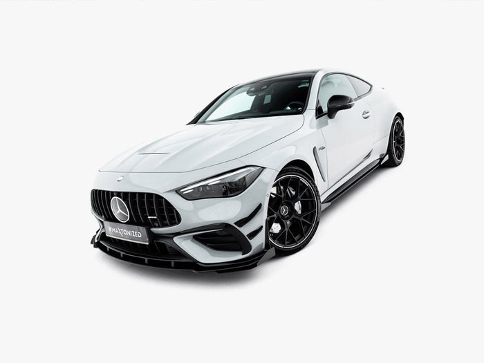 Maxton Design - Street PRO Front Splitter + Flaps Mercedes-AMG CLE 53 Aero C236
