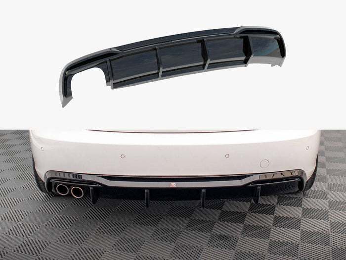 Maxton Design - Rear Valance Audi A5 Sportback 8T Facelift (Version with dual exhausts on one side)