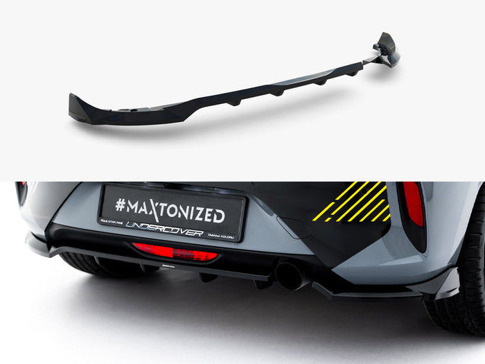 Maxton Design - Rear Splitter (Vertical Bars) Vauxhall / Opel Corsa F Facelift (Mk6 Facelift)