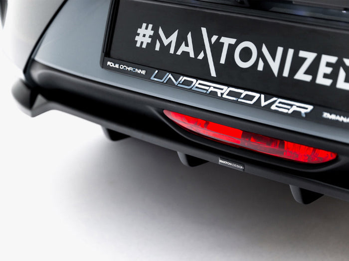 Maxton Design - Rear Splitter (Vertical Bars) Vauxhall / Opel Corsa F Facelift (Mk6 Facelift)