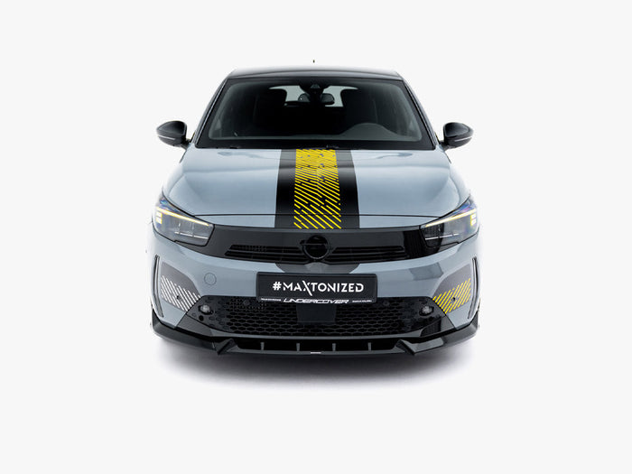 Maxton Design - Front Splitter Vauxhall / Opel Corsa F Facelift (Mk6 Facelift)