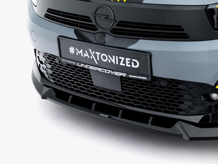 Maxton Design - Front Splitter Vauxhall / Opel Corsa F Facelift (Mk6 Facelift)
