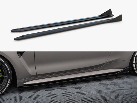Maxton Design - Side Skirt Diffusers V.3 CSL Look BMW M4 G82 / G82 Facelift