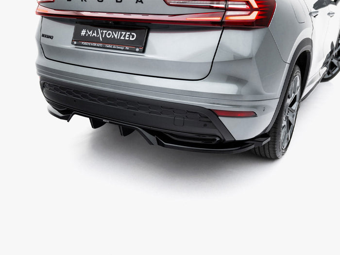 Maxton Design - Rear Splitter (Vertical Bars) Skoda Kodiaq Sportline Mk2