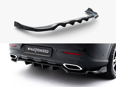 Maxton Design - Rear Splitter (Vertical Bars) Mercedes-Benz GLC Coupe C254