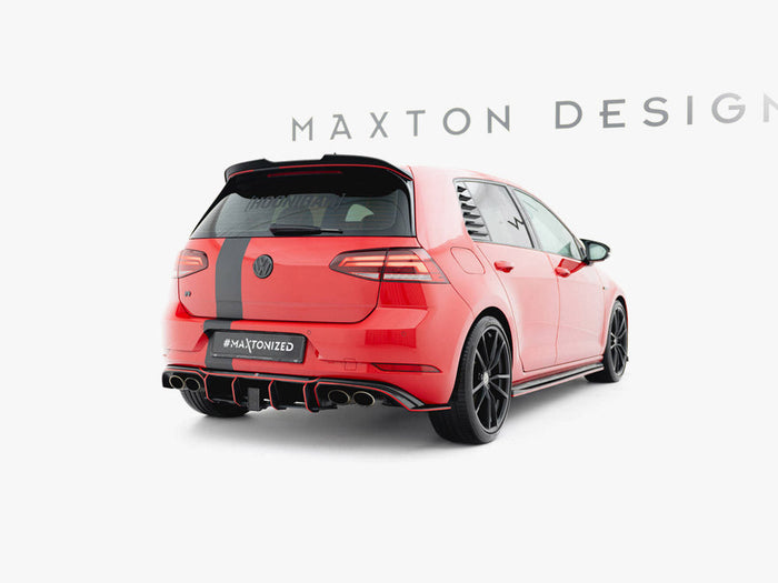 Maxton Design - SPOILER CAP V.2 VW GOLF 7 / 7 FACELIFT R / R-LINE / GTI