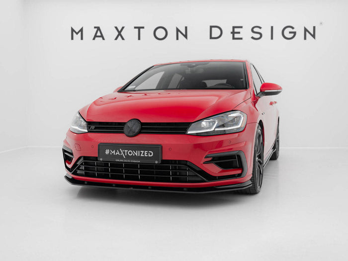 Maxton Design - STREET PRO FRONT SPLITTER VW GOLF 7 R / R-LINE FACELIFT