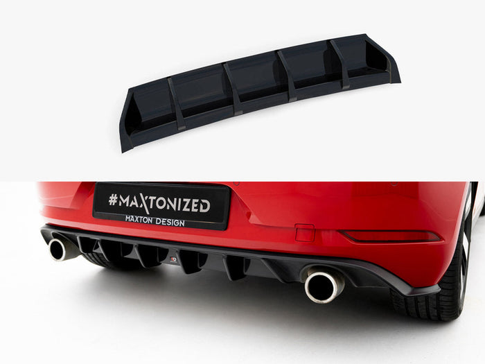 Maxton Design - Rear Diffuser VW GOLF GTI 7.5 ( 2017-2019)