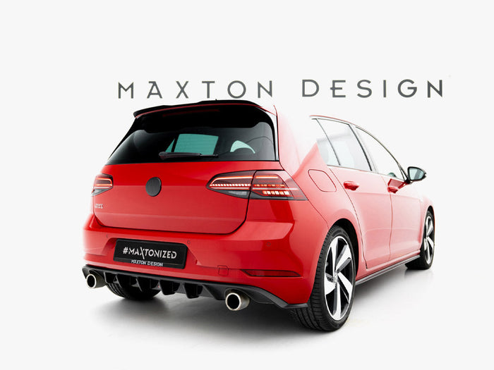 Maxton Design - Rear Diffuser VW GOLF GTI 7.5 ( 2017-2019)