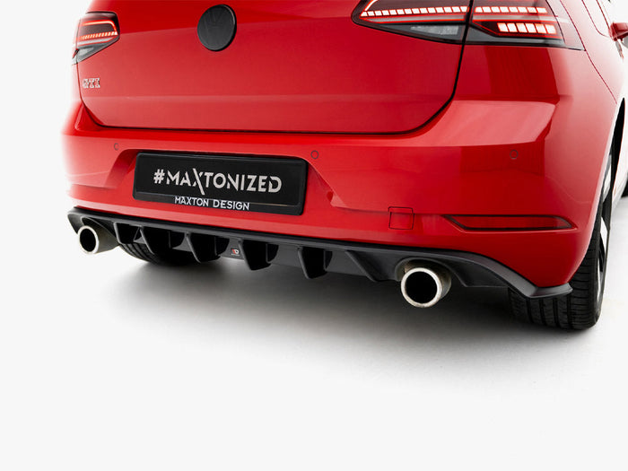 Maxton Design - Rear Diffuser VW GOLF GTI 7.5 ( 2017-2019)
