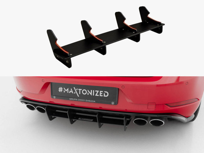 Maxton Design - Rear Diffuser Volkswagen Golf R Mk7 Facelift