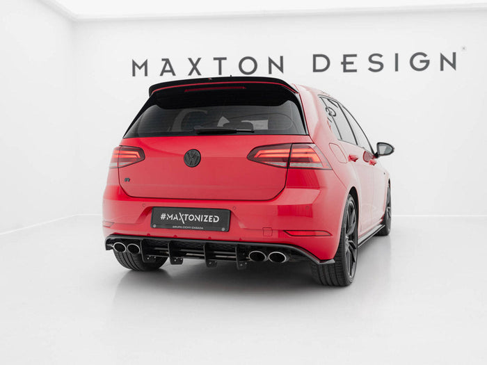 **CLEARANCE** Maxton Design - Rear Diffuser Volkswagen Golf R Mk7 Facelift (NO RETURN)