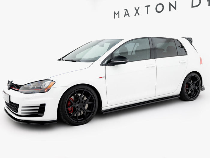 Maxton Design - Side Skirt Diffusers V.2 Volkswagen Golf GTI / GTD Mk7 / Mk7 Facelift (narrow)