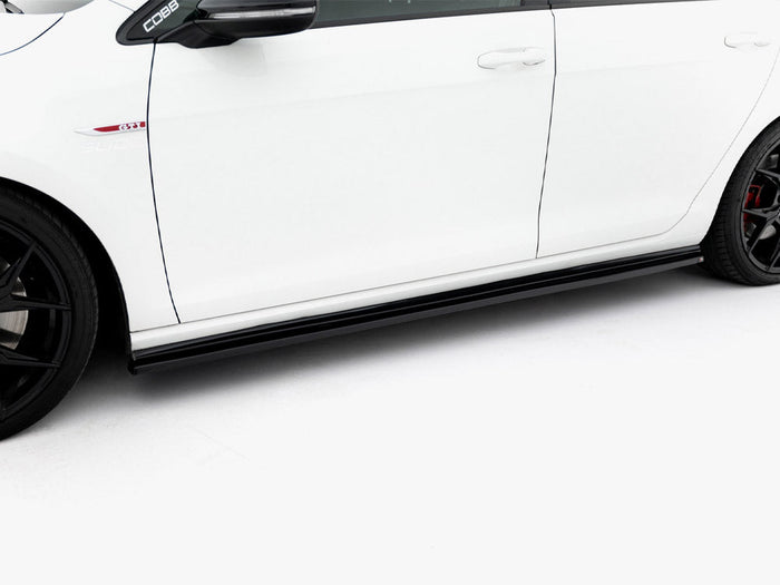 Maxton Design - Side Skirt Diffusers V.2 Volkswagen Golf GTI / GTD Mk7 / Mk7 Facelift (narrow)