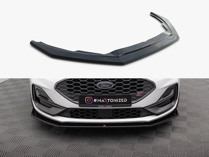 Maxton Design - Front Splitter V.6 Ford Focus ST / ST-Line Mk4 Facelift