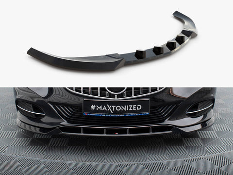 Maxton Design - FRONT SPLITTER MERCEDES E63 AMG SEDAN W212 FACELIFT