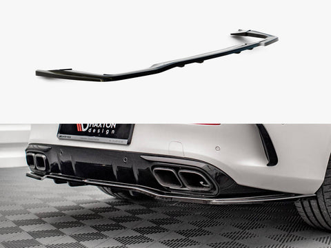 Maxton Design - Rear Splitter (Vertical Bars) Mercedes-AMG C 63AMG Coupe AMG Aero Pack C205 Facelift