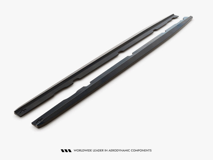 Maxton Design - SIDE SKIRTS DIFFUSERS V.1 MERCEDES-AMG C 63AMG COUPE C205 FACELIFT (2018-2021)